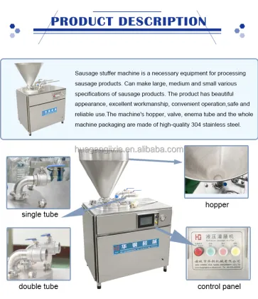 Commercial Hydraulic Vacuum Sausage Filling Machine - Professional Ham Sausage Filler Price