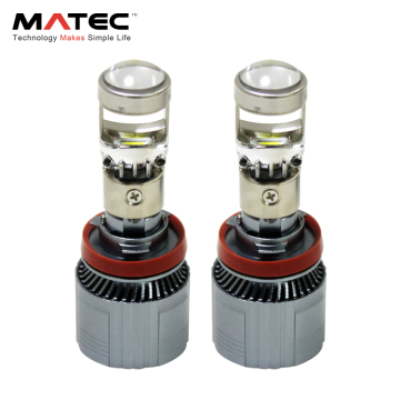 IP68 Waterproof Mini Projector Lens Headlight 46W LED Projector H4/H7/H11/9005/9006