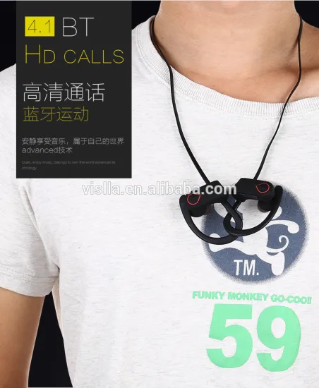 Wholesale Sport noise cancelling stereo Wireless Bluetooth Headphone, free sample Blue Tooth Headset Earphone for Mobile Phone