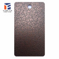 Bronze Hammer Ton glänzender Epoxidpolyesterpulverfarbe