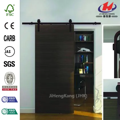 Dark Oil-Rubbed Bronze Decorative Sliding Door Hardware