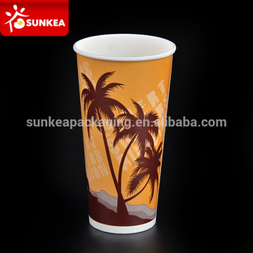 Single wall soda drink paper cup