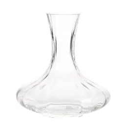 hand blown crystal clear glass wine decanter
