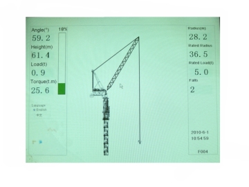 Luffing Tower Crane Load Moment Indicator (RC/200)