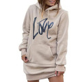 Women's Hooded Sweatshirt Drawstring Lightweight Dress