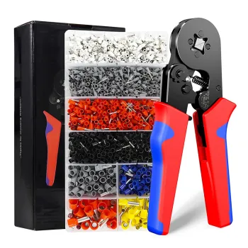 Nylon Insulated Pin Cord End Crimp Tool Pliers Set for HSC8 6-4 Ferrules