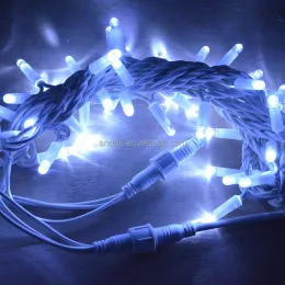 LED Curtain Star Icicle Lights Warm White Christmas Outdoor Decoration Illuminated Hanging Lights for Street Landscape Festivity