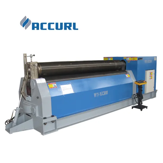 Hydraulic CNC 4 Roller Bending Machine with Double Pinch and Stainless Steel Pipe Rolling