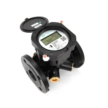 Smart Ultrasonic Water Flowmeter DN50 to DN200 Electromagnetic Flow Meters Waterproof Double Channel