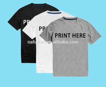design your own t shirt 100% cotton cheap black t shirt Custom Logo Printing no minimum. real factory with 3-5days production.