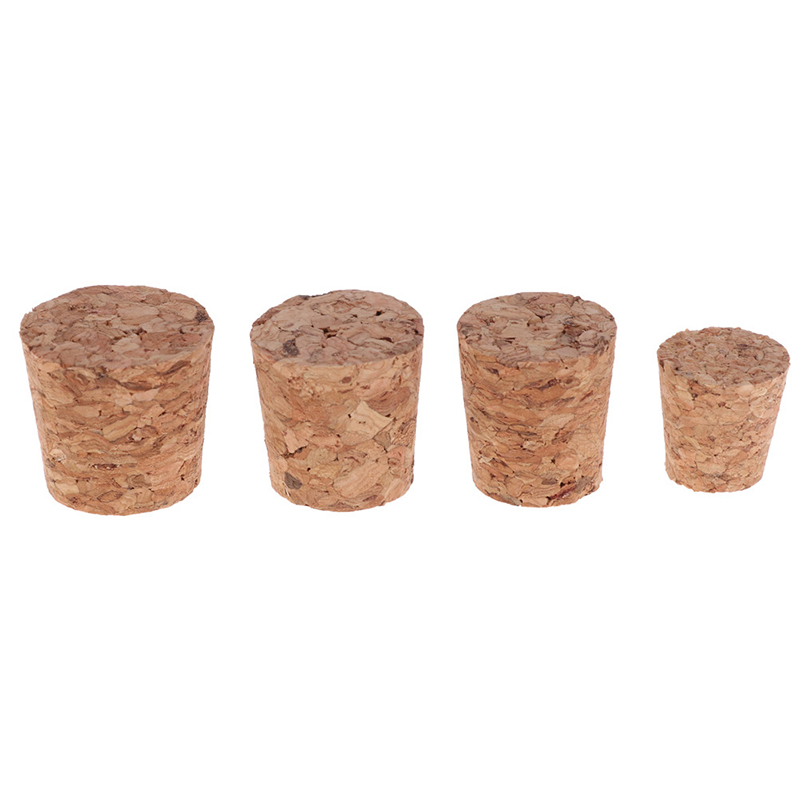 10pcs High Quality Wood Wine Glass Bottle Stopper Kettle Pudding Container Cork Cap Burette Buret Tube Lid 15 Sizes