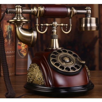 Fashion vintage antique telephone home fashion fitted american rotating disk dial phone