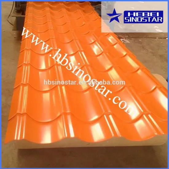 Colored/pre-painted Corrugated Steel Sheet/Plate construction site made in China