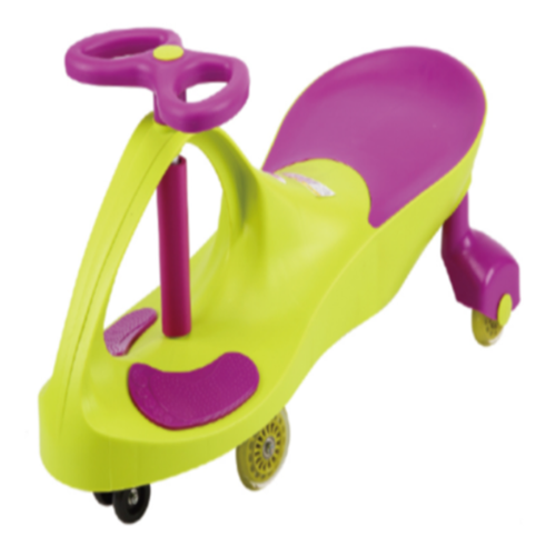 Детский игрушечный автомобиль-качели с полиуретановыми колесами