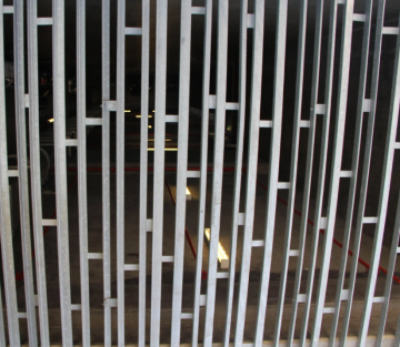 Color stainless steel door screen