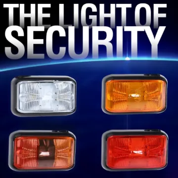 Waterproof warning Trailer Side Marker Lights Amber Clearance for Truck Bus trailerTruck