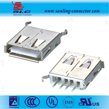 5Pin Female vertical USB Connector