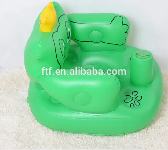 New Soft Green Children Take A Shower With Self Inflating Inflatable Car Seats High Quality Inflatable Baby Seat
