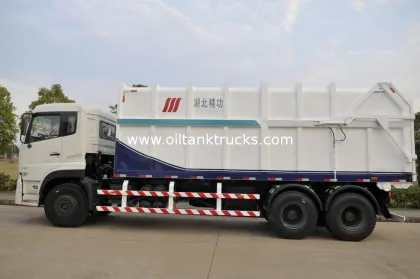 6x4 11.3ton Hydraulic Garbage Dump Truck , Garbage Collection Vehicles