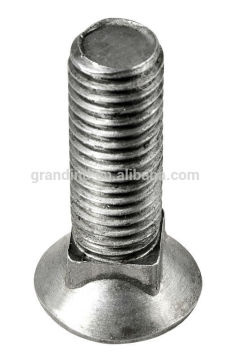 02016 Countersunk head carriage bolt with short neck