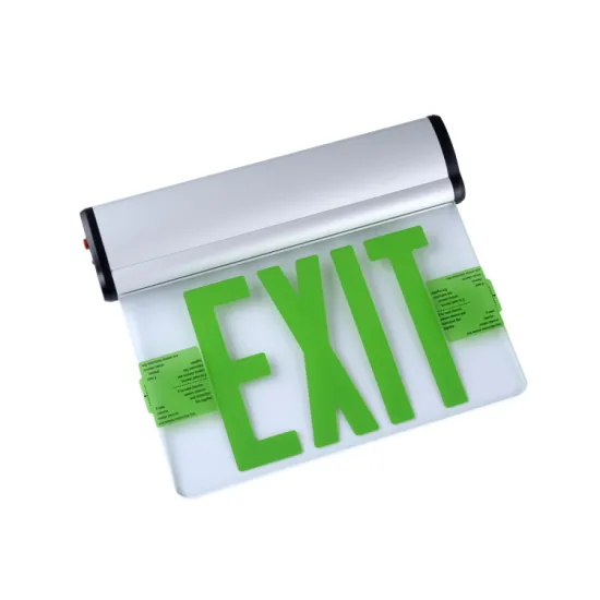 Made by JIMING: High-Quality 6-inch Green LED Emergency Exit Sign