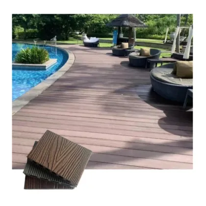 Low Price WPC Deck Tiles: Easy Installation Wood Plastic Composite Decking Floor