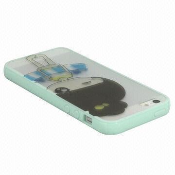 Silicone cases for iPhone 5, various patterns are available