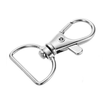 25mm Metal Swivel Snap Hook with Lobster Claw and D Ring Lanyard