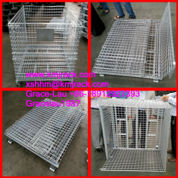 Metal Folding Wire Container