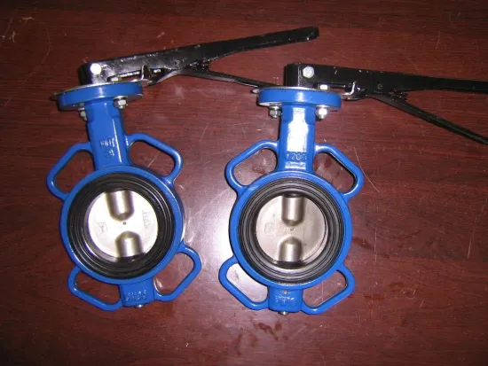 High Performance Ansi B16.1 / Ansi B16.2 Flange Waferstainless Steel Butterfly Valves
