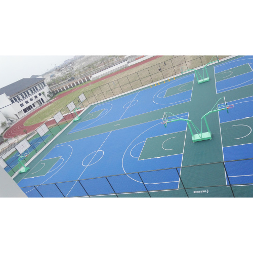 Alfombrillas de cancha de baloncesto de piso entrelazadas al aire libre