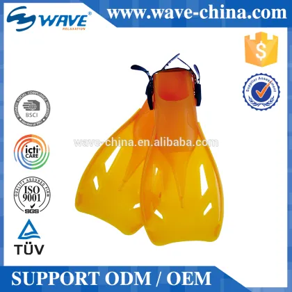 High-End Handmade Modern Style Brand New Design Children Silicone Swimming Fins Swim Fins Diving Fins