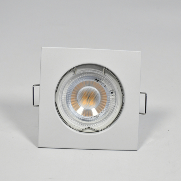 Square Round Seosable Recanted LED Downlight - 3W do 9W, AC85-265V