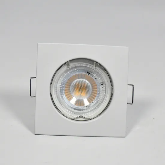 Square Round Choosable Recessed LED Downlight Housing - 3W to 9W, AC85-265V