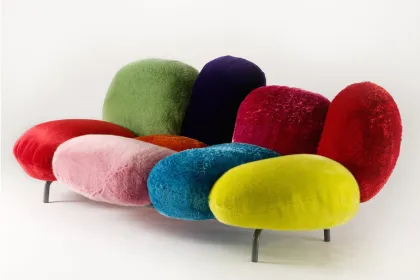 Cipria sofa plush fabric fashion sofa