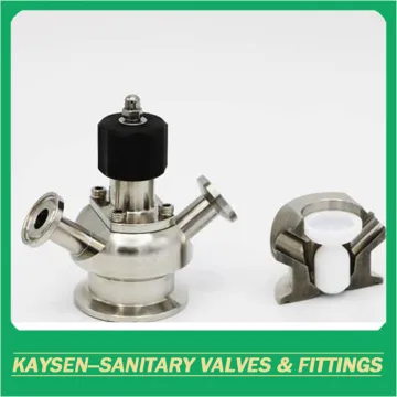 Sanitary clamp aseptic diaphragm sample valves