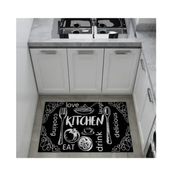 Factory Direct Anti-Fatigue Kitchen Mat Set: Washable, 3D Digital Printed, Non-Slip Polyesther Floor Mats
