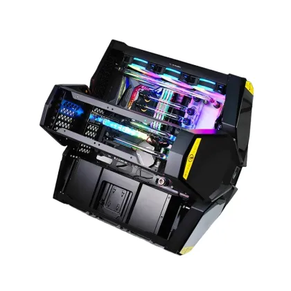 Bykski Distro Plate for Deepcool Space Station Chassis - 360 Radiator Water Cooling Loop Solution