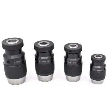 Industrial Auto Drill Chuck for Morse Taper Hole Milling Machine Tools - B10, B12, and CNC Drilling Applications