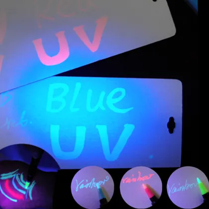 UV Invisible Ink Marker Pen: Anti-Counterfeiting and Night Club Spy Game Magic Fabric UV Pen