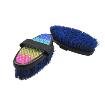 Brosse de toilettage équine en strass