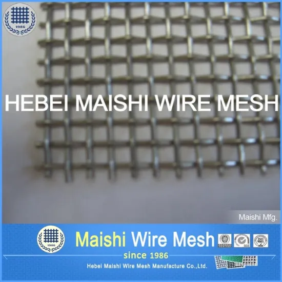 crimped wire mesh for filtering