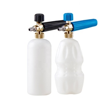 Snow Foam Lance with Quick Connector, 1 Liter Bottle, and Adjustable Foam Cannon for Pressure Washers
