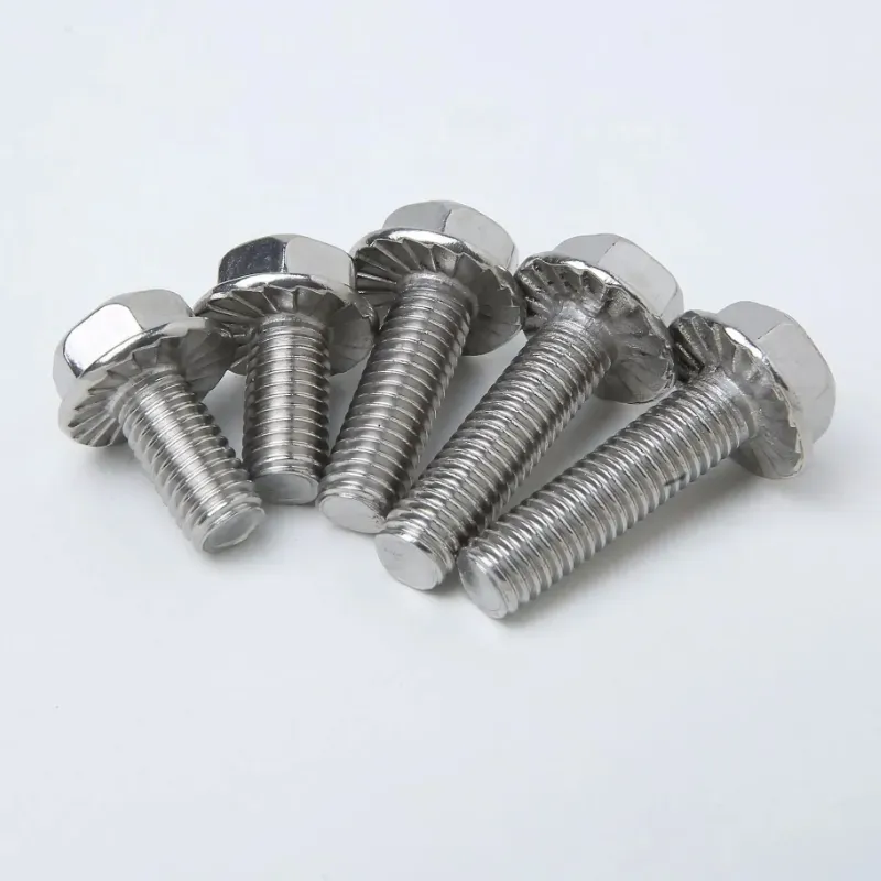 High Quality Stainless Steel Hexagon Flange Bolts M3-M30