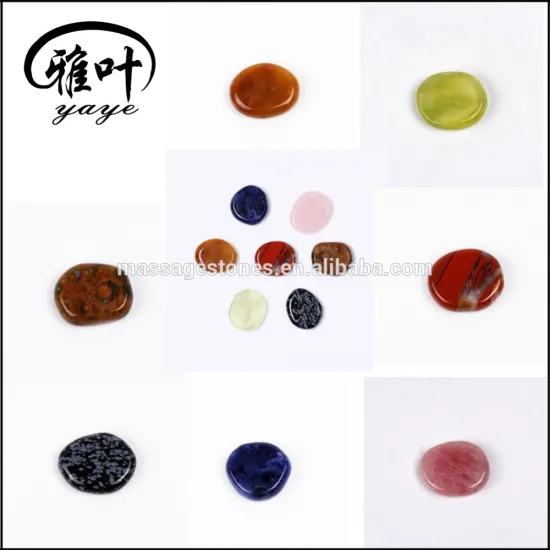 Bulk Wholesale Gems Stones Flat Semi-precious Palm Stones