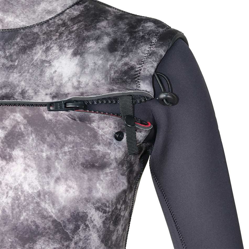 SW044 Seaskin Mens Front Zip Surf Wetsuit (9)