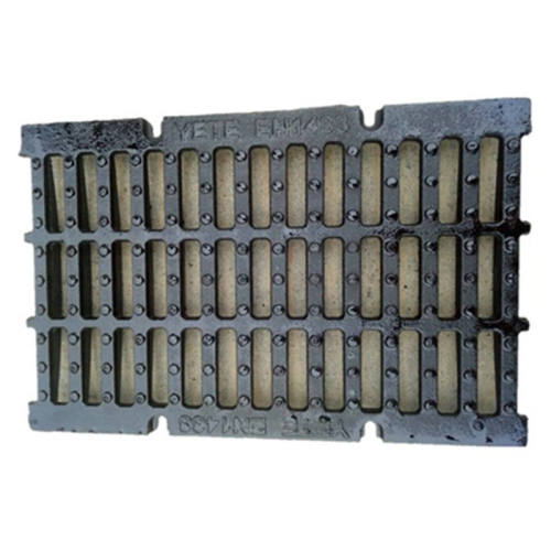 Square nodular cast iron rain grille cover