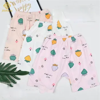 Cute cartoon print baby casual pants