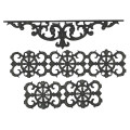 Garden decoration parts wrought iron components