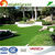 Olive shaped artificial grass for garden , feel like real grass